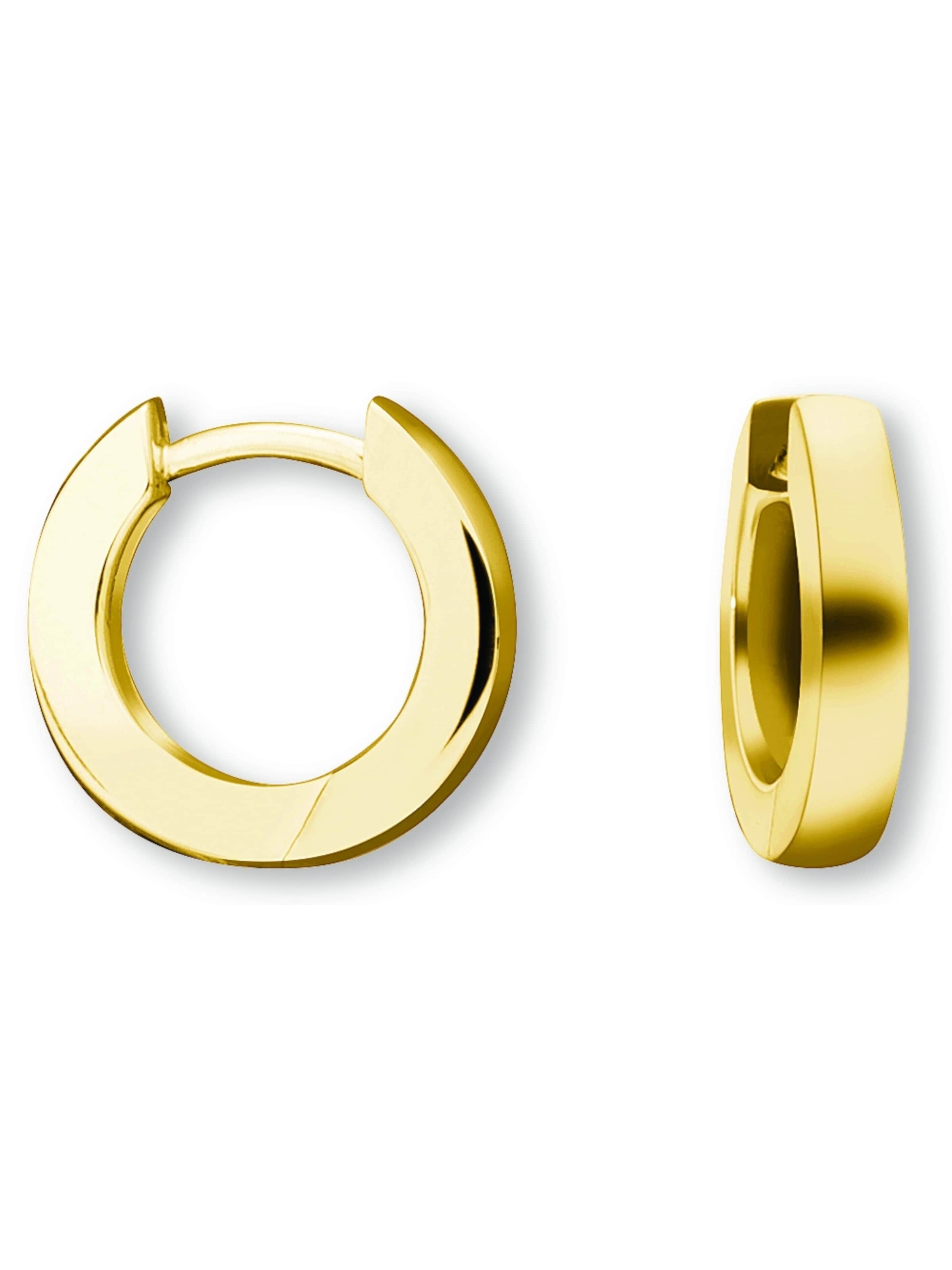 ONE ELEMENT Ohrringe in Gold: Vorderseite