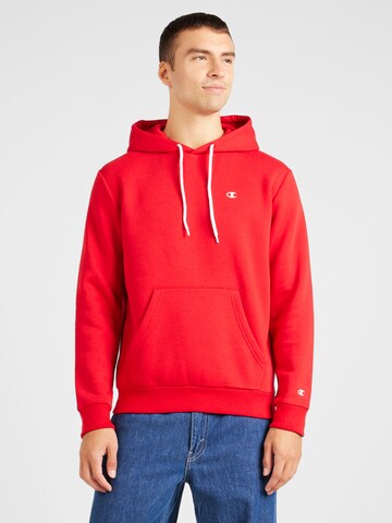 sarkans Champion Authentic Athletic Apparel Sportisks džemperis: no priekšpuses