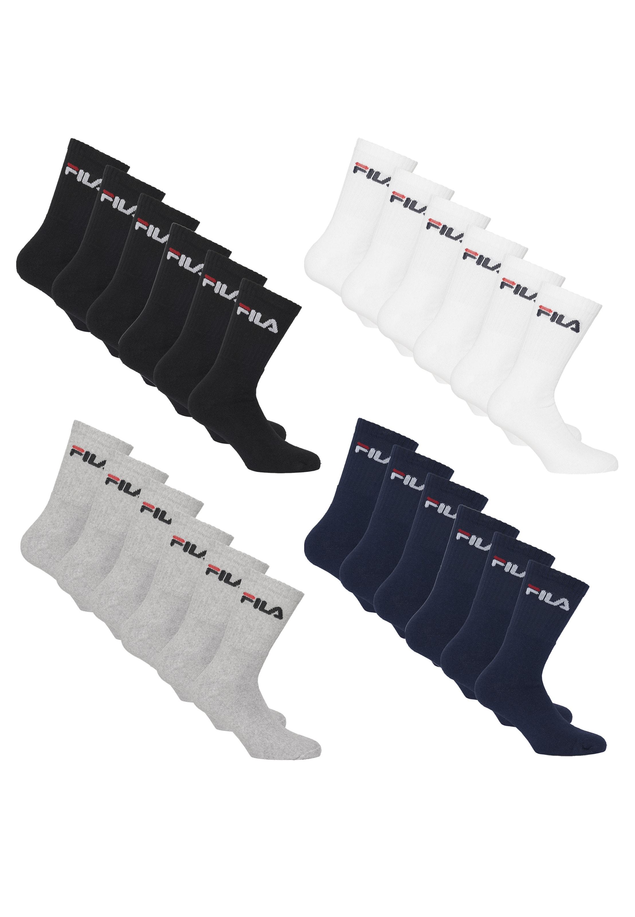 FILA Socks in Blue: front