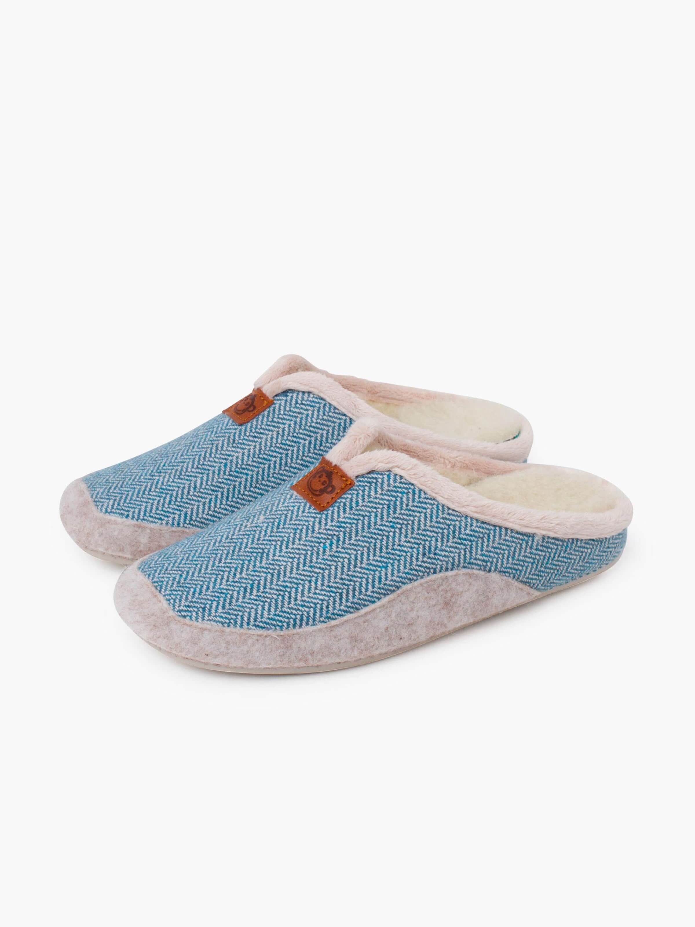 Pantoufle Pisamonas en bleu
