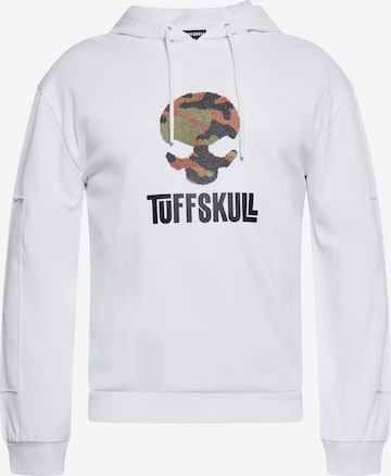 TUFFSKULL Sweatshirt in Weiß: predná strana