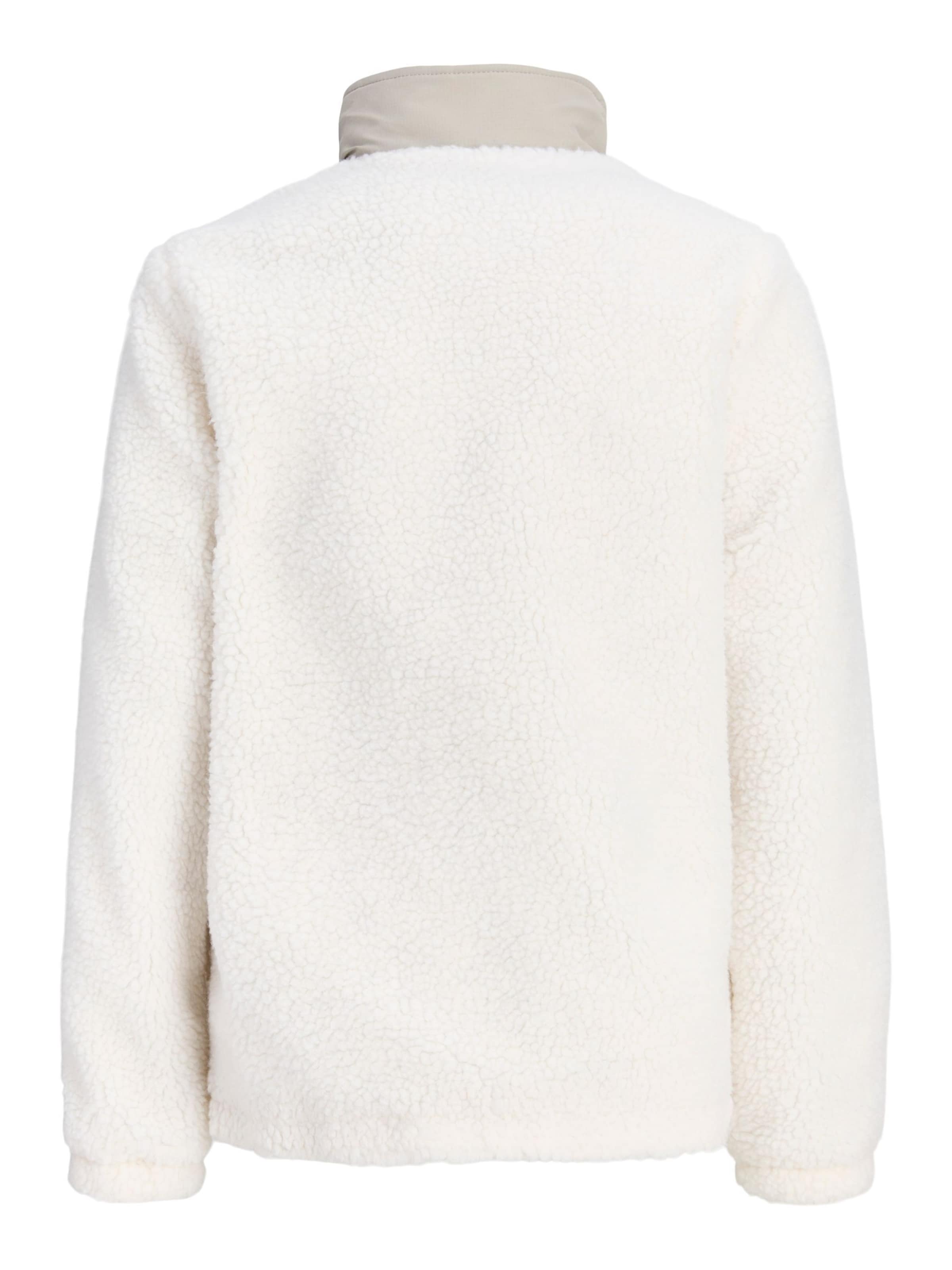 Jack & Jones Junior Fleecejakke i hvid
