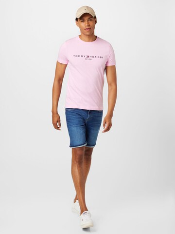 TOMMY HILFIGER - Ajuste regular Camiseta en rosa