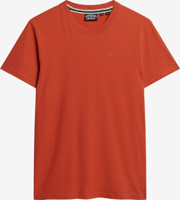 T-Shirt 'Essential' Superdry en orange : devant