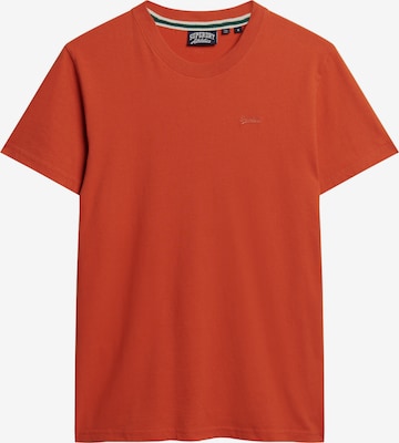 T-Shirt 'Essential' Superdry en orange : devant