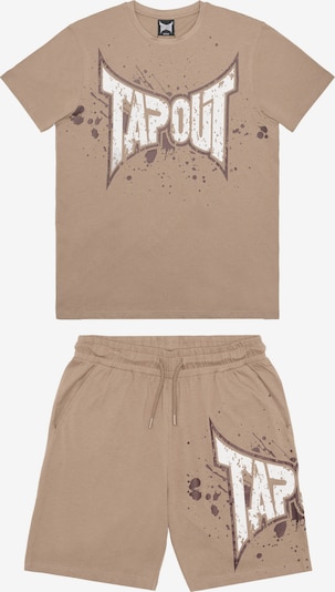 Tapout Juoksupuku 'Dunlab' värissä ruskea / vaaleanruskea / valkoinen, Tuotenäkymä