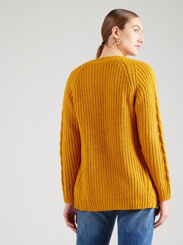 ABOUT YOU Knit cardigan 'Saphira' in Yellow