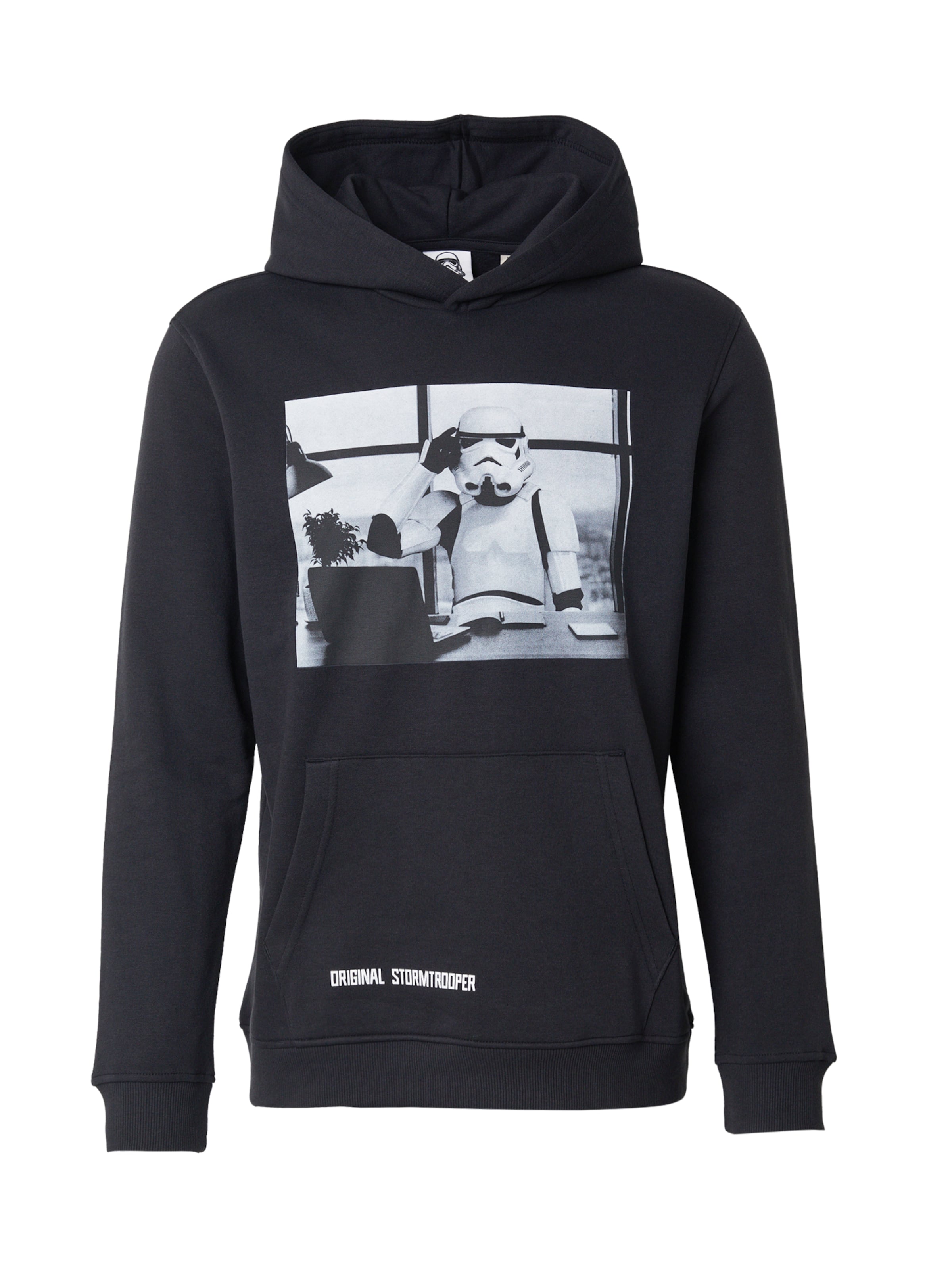 Jack & Jones Premium Суичър 'JPRBLURICHARD' в черно: отпред