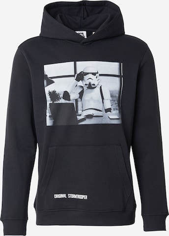 Sweat-shirt 'JPRBLURICHARD' Jack & Jones Premium en noir : devant