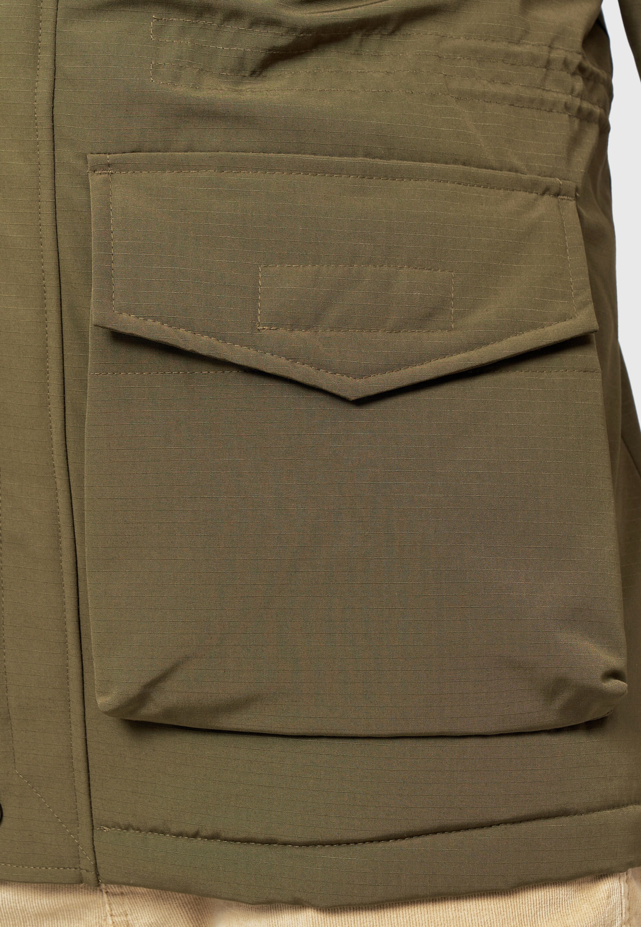 INDICODE JEANS Winterparka 'Waters' in Groen