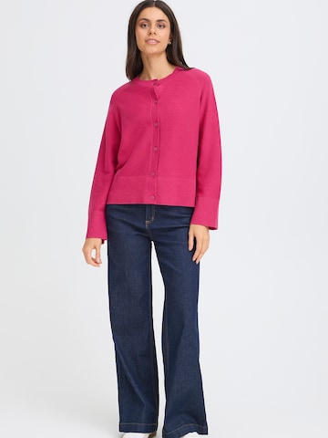 Fransa Gebreid vest 'FRSINJA' in Lila