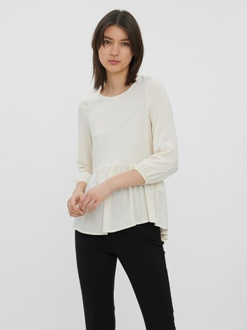 VERO MODA Blouse 'Nads' in Wit: voorkant