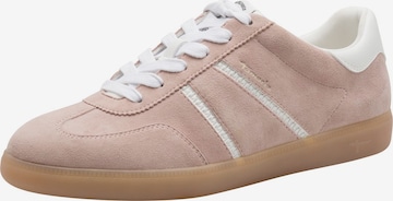 Baskets basses Tamaris en rose : devant