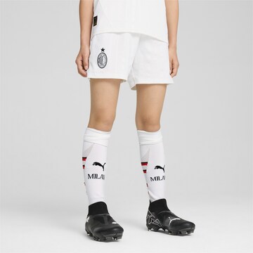 PUMA Regular Sportbroek 'AC Milan 24/25' in Wit: voorkant