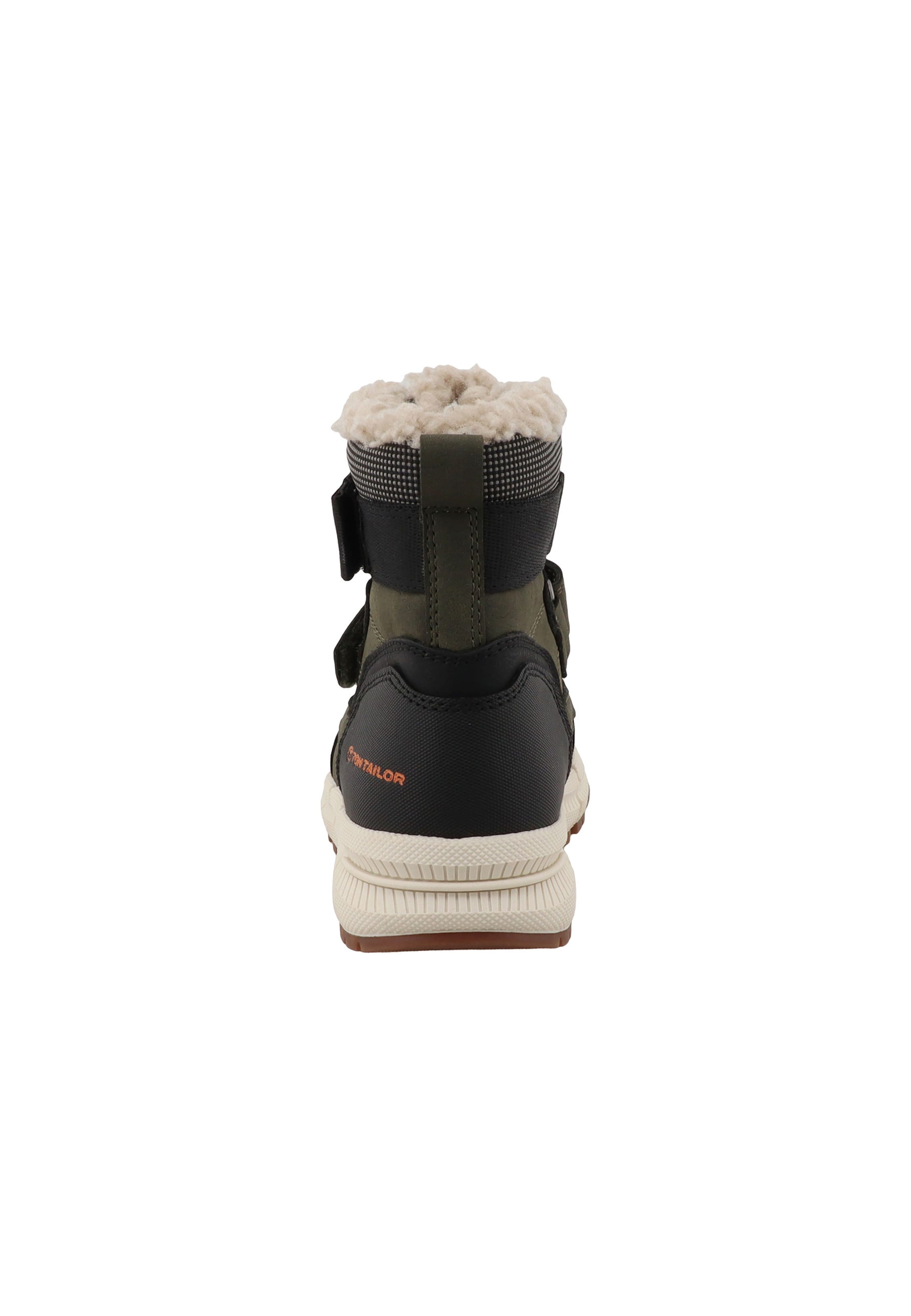 TOM TAILOR Stiefel in Schwarz