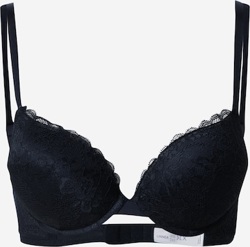 T-shirt Reggiseno 'Linnea' di Lindex in nero: frontale