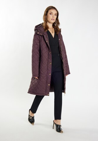 faina Between-Seasons Coat 'Tylin' in Purple
