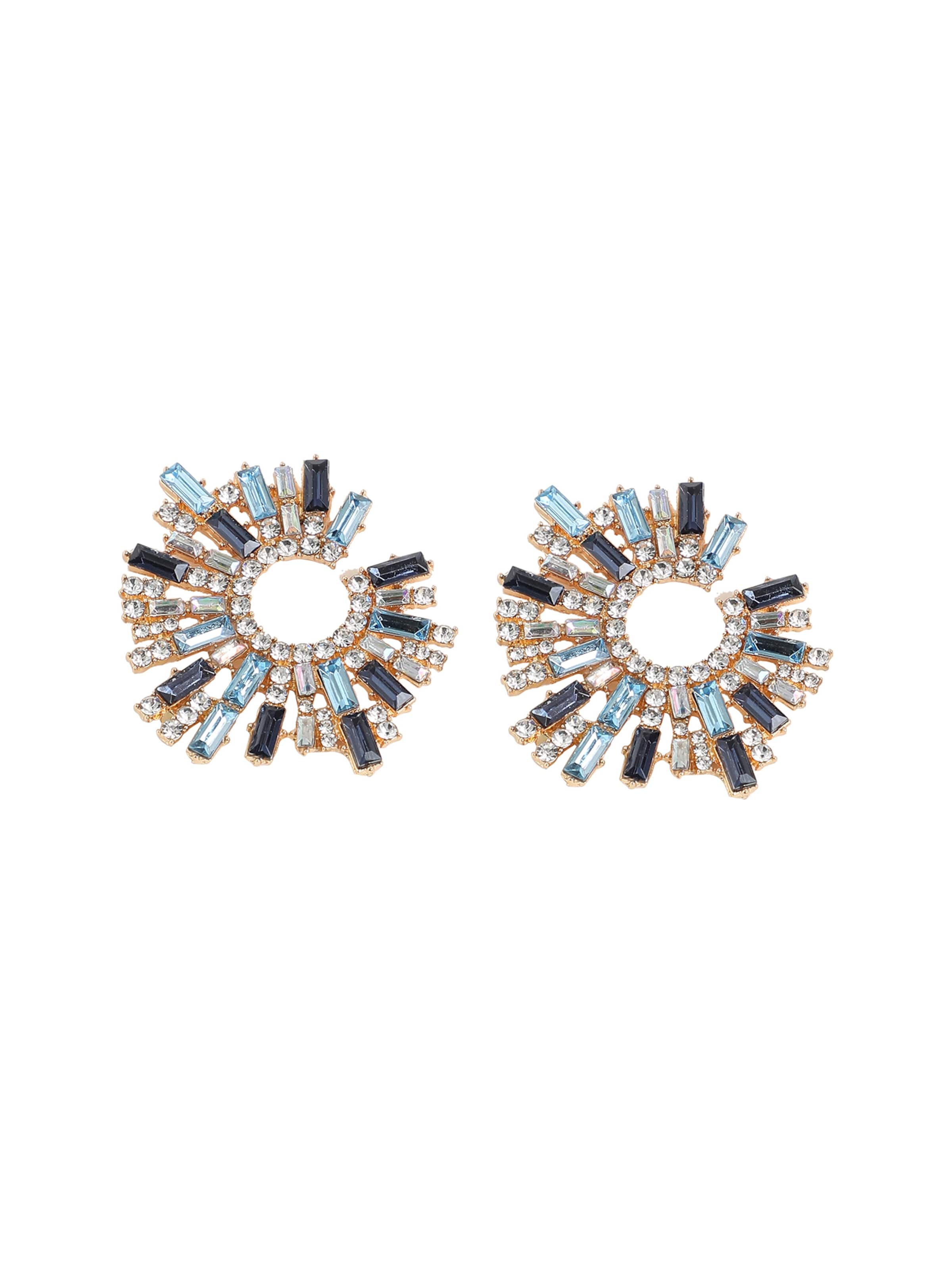 Boucles d'oreilles SOHI en mélange de couleurs : devant