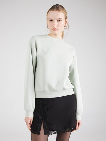 Gina Tricot Sweatshirt in Groen: voorkant