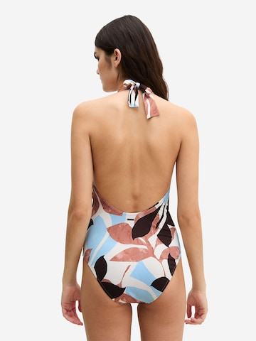 Bustier Maillot de bain ' Breezy Leaf ' Marc O'Polo en bleu