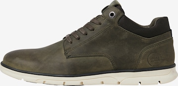Bottines à lacets 'JFWGLENDALE' JACK & JONES en vert : devant