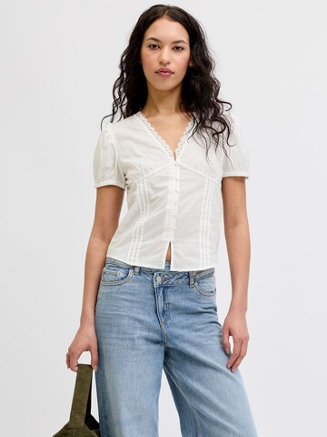 JJXX Blouse 'JXLora' in Wit: voorkant