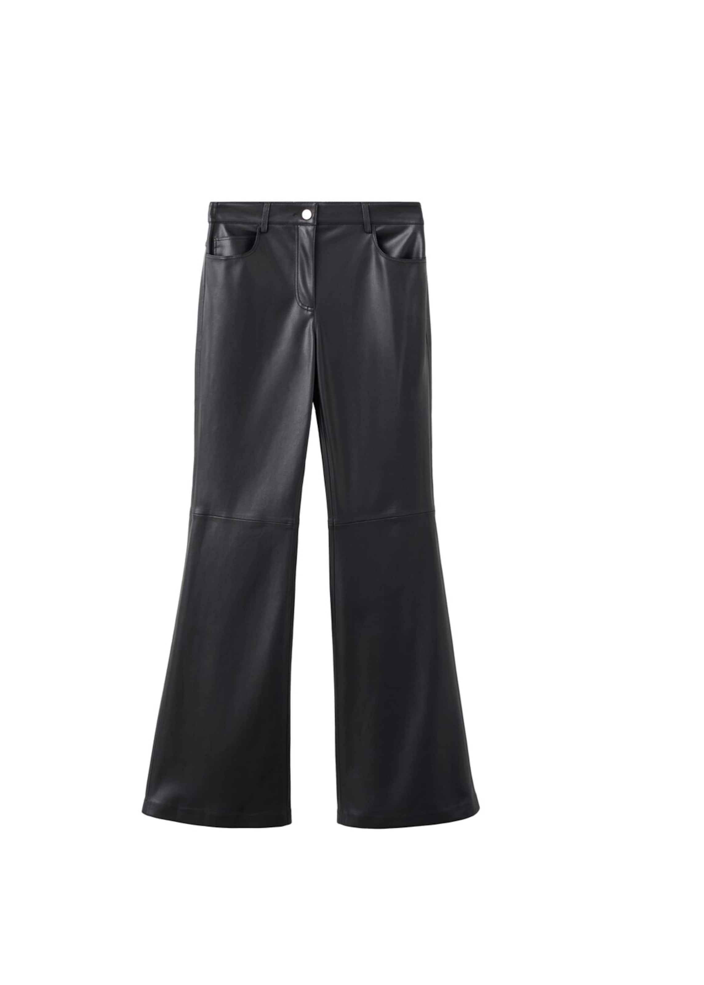 MANGO Pants 'Connie' in Black: front