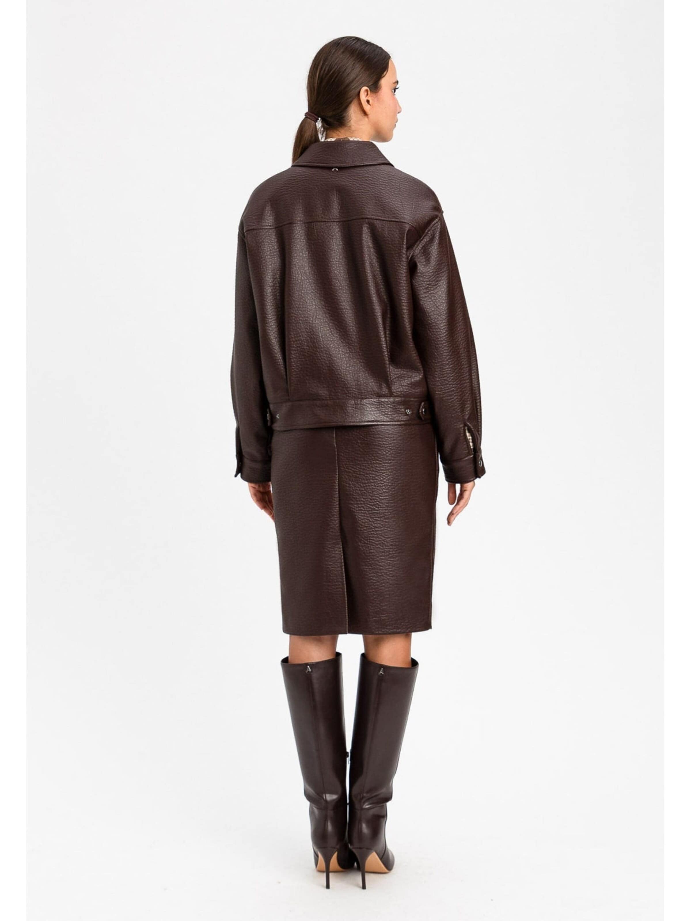 Twinset - Chaqueta de entretiempo 'ACTITUDE' en marrón