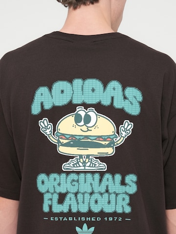 ADIDAS ORIGINALS Póló 'BURGER' - fekete