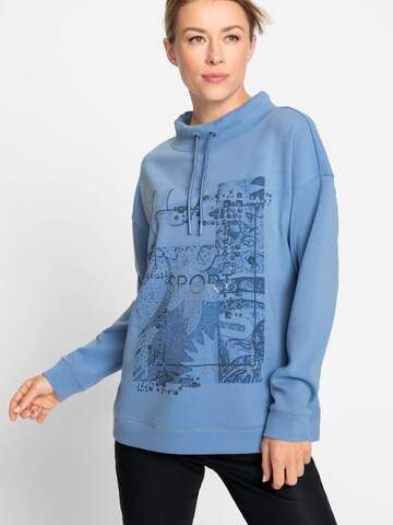 Olsen Sweatshirt 'Cora' in Blau: Vorderseite