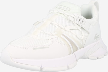 LACOSTE Låg sneaker i vit: framsida