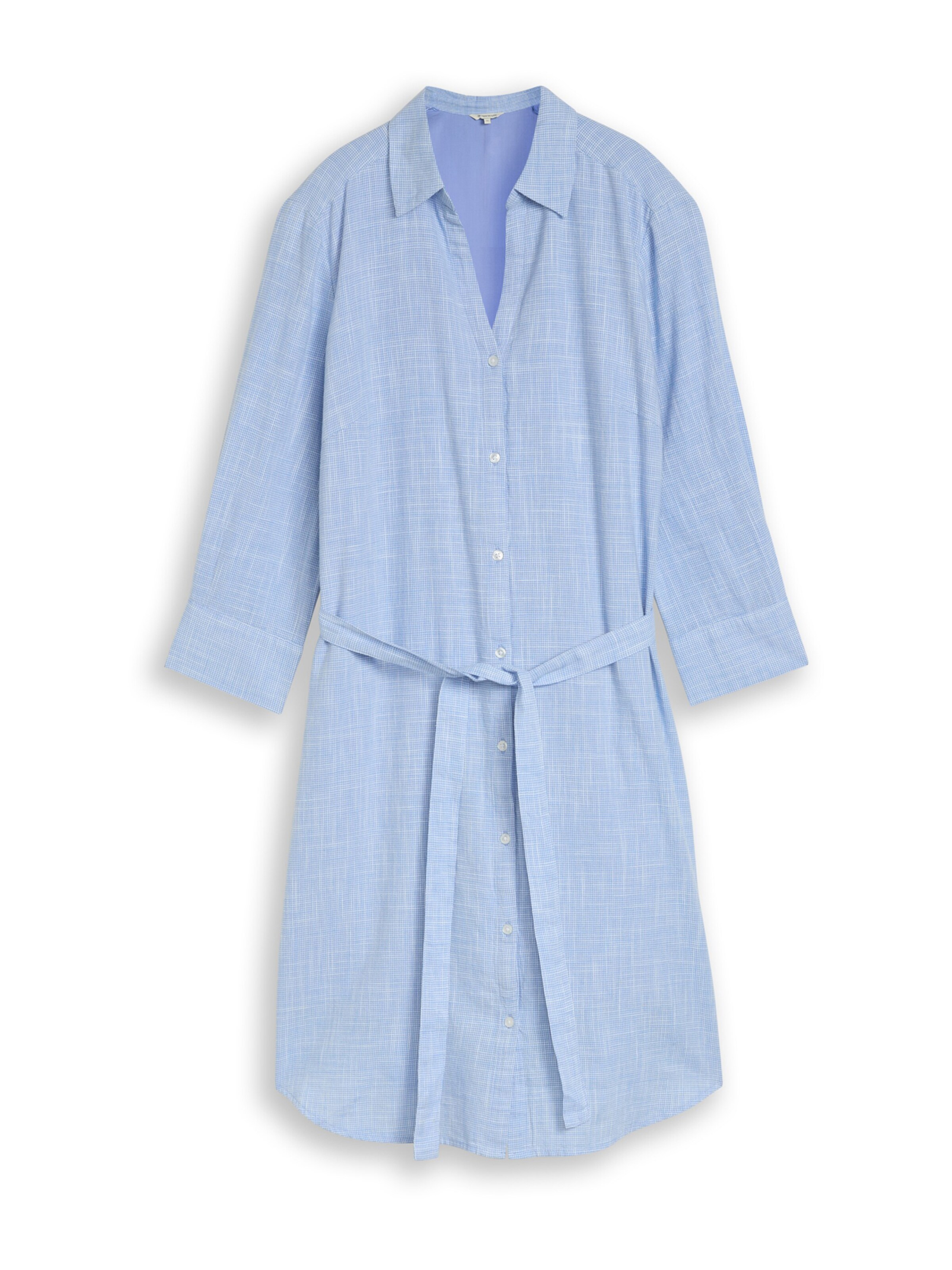 TOM TAILOR Платье-рубашка в Синий: спереди