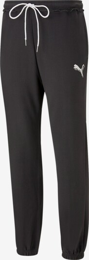 PUMA Sports trousers in Black / Silver, Item view