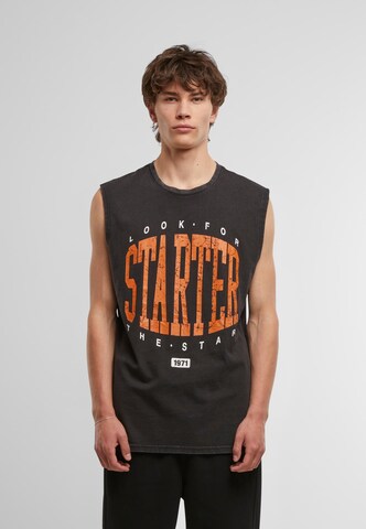 melns Starter Black Label T-Krekls: no priekšpuses