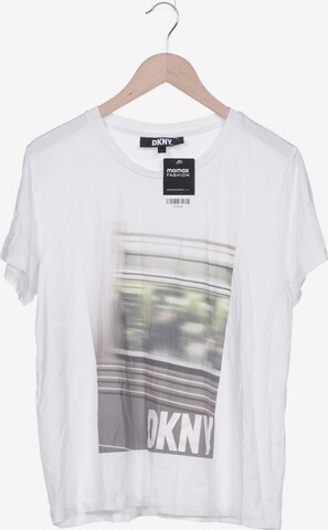 DKNY T-Shirt L in Weiß: predná strana