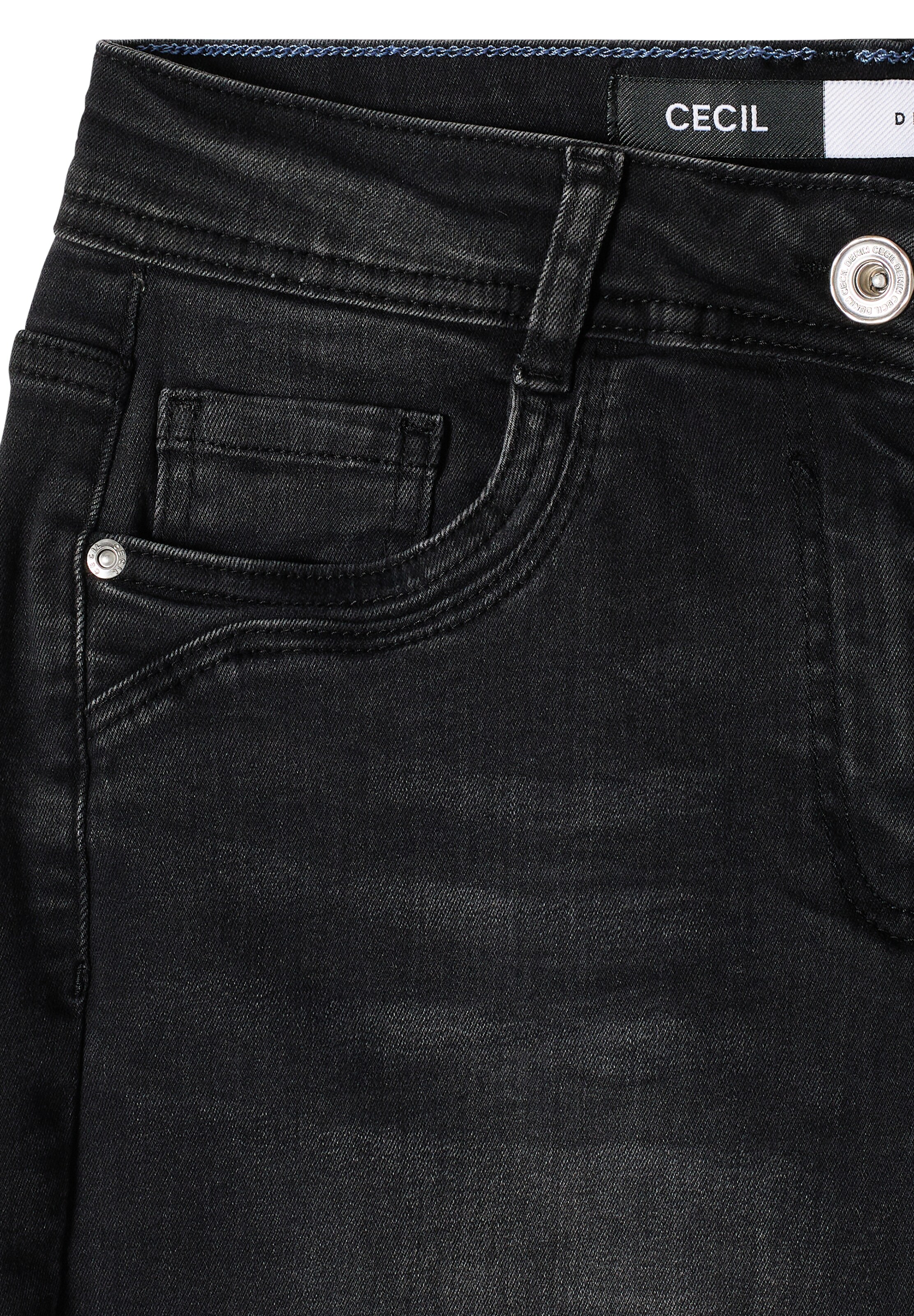 CECIL Loose fit Jeans in Black
