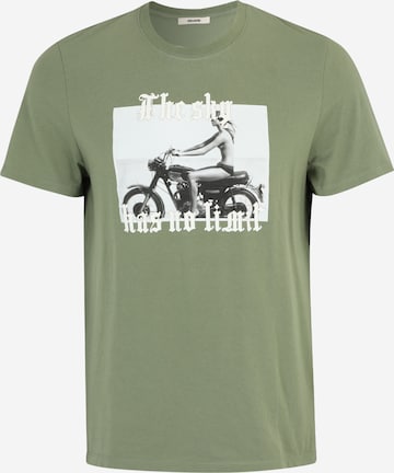 Zadig & Voltaire - Camiseta 'TED' en verde: frente