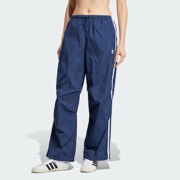 Wide Leg Pantalon ADIDAS ORIGINALS en bleu : devant