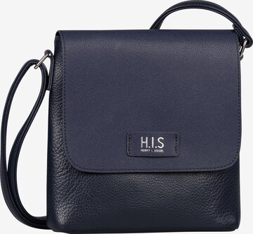 H.I.S Crossbody Bag in Blue: front