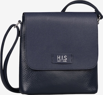 H.I.S Crossbody Bag in Blue: front