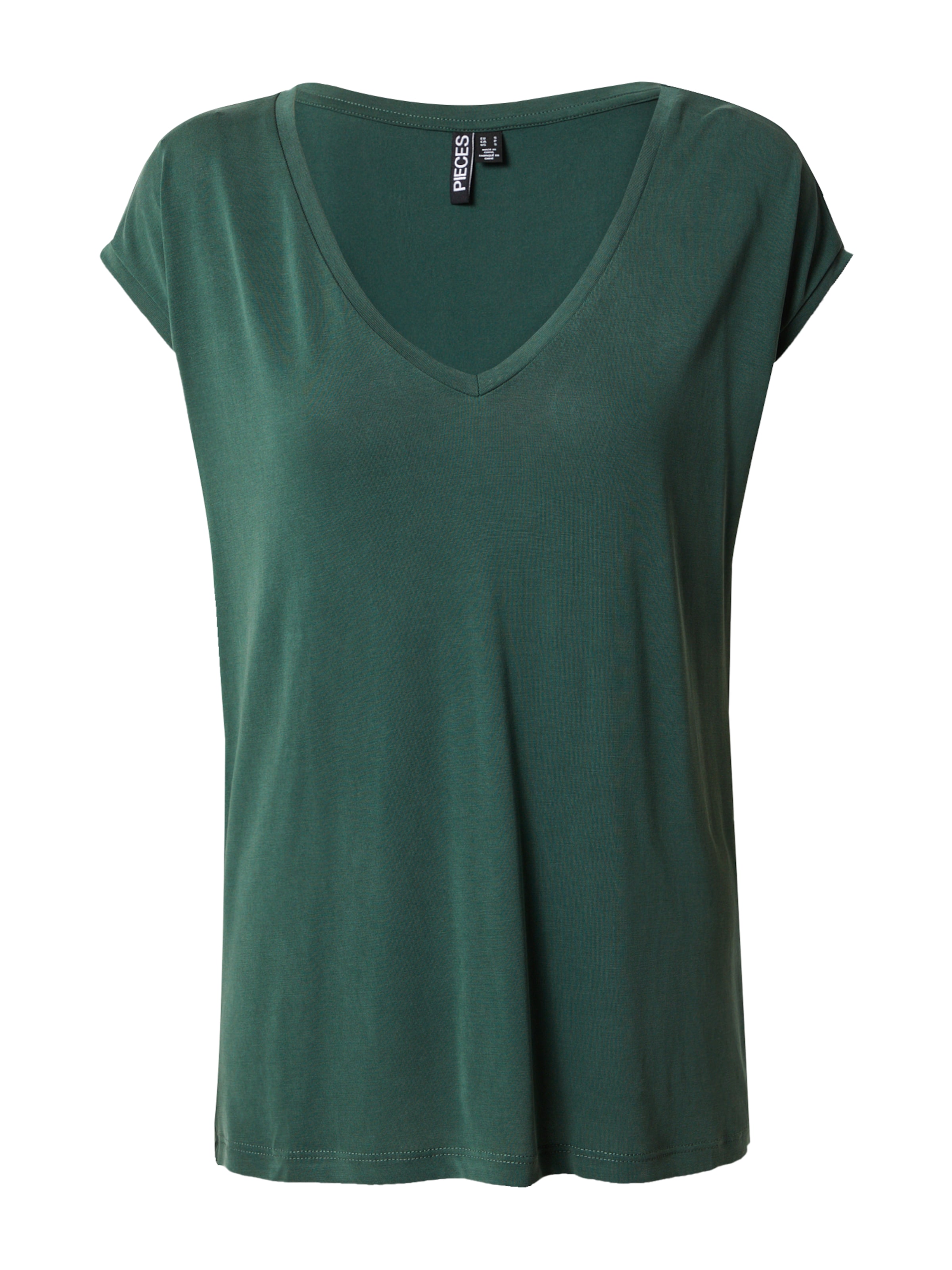 Maglietta 'PCKamala' di PIECES in verde: frontale