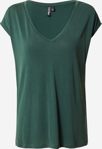 PIECES - Camisa 'KAMALA' em verde: frente