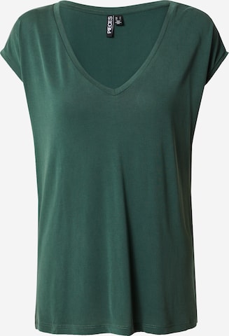 PIECES Shirt 'KAMALA' in Green: front