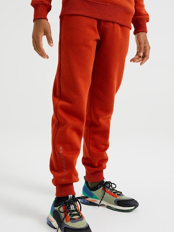 WE Fashion Tapered Hose in Orange