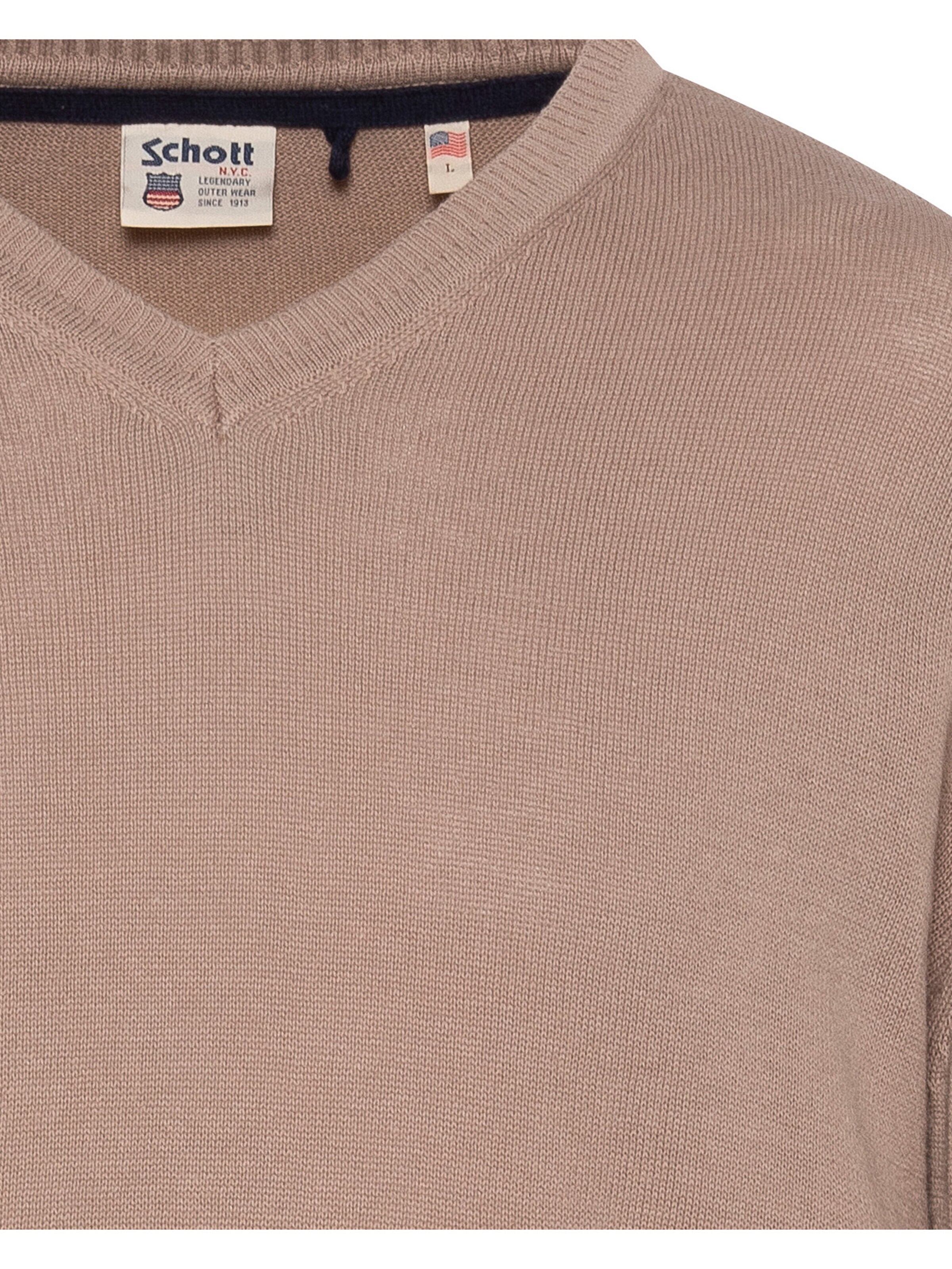 Pull-over Schott NYC en beige