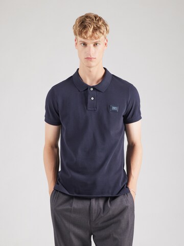 19V69 ITALIA Poloshirt 'EMILIO' in Blau: Vorderseite