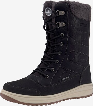 POLARINO Boots 'Ronja' in Black: front