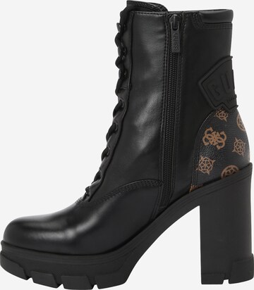 Bottines à lacets 'XENNIA' GUESS en noir