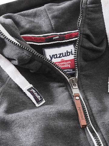 yazubi Zip-Up Hoodie 'Jacob' in Grey