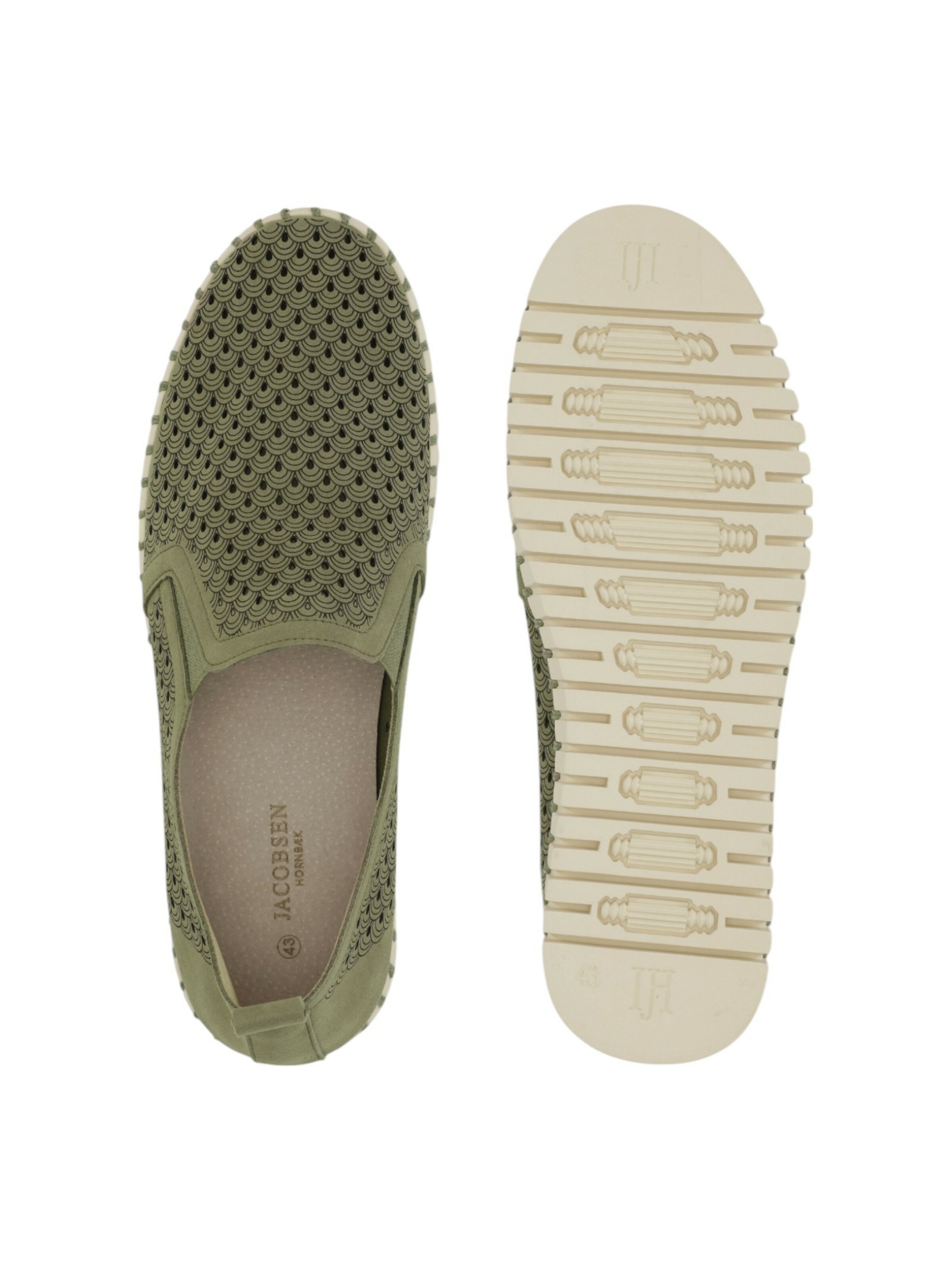 ILSE JACOBSEN Slipper 'TULIP140M' i grøn